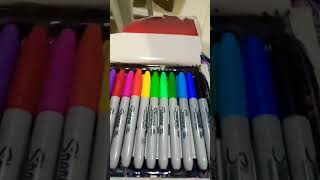 unboxing Sketch pen permanent music travel [upl. by Oigroig801]