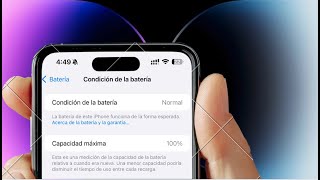 Como checar la vida de la bateria de mi iPhone [upl. by Dewitt]