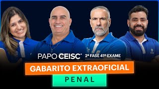 Gabarito Extraoficial PENAL  2ª Fase 41º Exame [upl. by Ajit954]