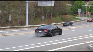 LOUD Audi RS7 Hard Acceleration [upl. by Ettennahs330]