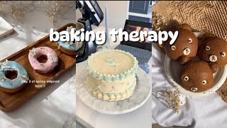 baking therapy pt2  asmr baking  tiktok baking compilation  aesthetic baking 🍪🧁 [upl. by Allen]