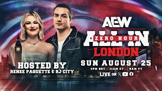 Zero Hour  AEW All In London Pre Show  LIVE this Sunday at 4pm BST  11am ET  8am PT [upl. by Elenahc]