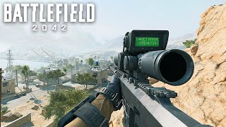 207 Kills With The Sniper on Conquest  Battlefield 2042 no commentary gameplay [upl. by Simmie]