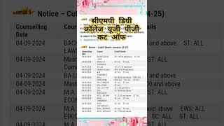 CMP Degree College BA LLB Cutoff 2024 जारी  UG 2024 Cutoff Detailsshorts [upl. by Ahsiym]