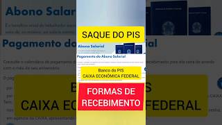 COMO SACAR O PIS PELA CAIXA ECONÔMICA FEDERAL pisvaiserantecipado noticias pispasep pis real [upl. by Nigem]