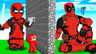 Hice Trampa con DEADPOOL en un Reto de Construcción de Minecraft [upl. by Curcio]