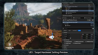 Unreal Engine 54 Settings preview for Target Hardware [upl. by Godric]