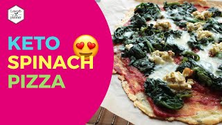 Keto Spinach Pizza [upl. by Rossing337]