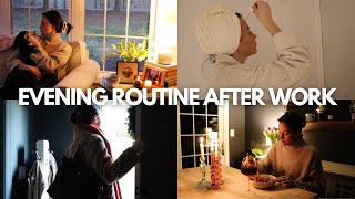 COZY EVENING ROUTINE AFTER WORK realistic night routine after a long day at work [upl. by Aruon49]