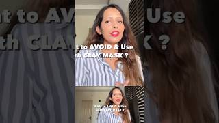 Do you have sensitive or dry skin then avoid this claymask Mistakes shorts [upl. by Dnumde85]