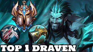 Wild Rift Draven  Top 1 Draven Gameplay Rank Challenger [upl. by Audwen]