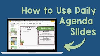 How to Use Daily Agenda Slides  Daily Agenda Google Slides [upl. by Jaime321]