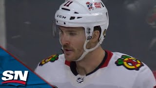 Blackhawks Connor Bedard Extends Road Point Streak To Nine Games With Taylor Raddysh Goal [upl. by Blanca]