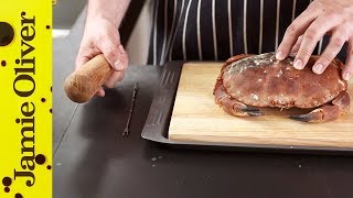 How To Prep Crab  Jamies Comfort Food  Pete Begg [upl. by Kumar]