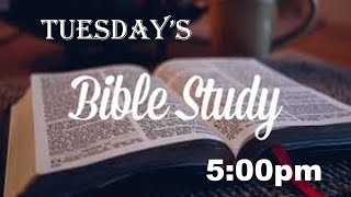 Kingstown Methodist Church Bible Study Tuesday November 28 2023 at 500pm [upl. by Sral]