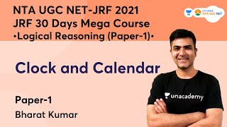 Clock and Calendar  Logical Reasoning  NTA UGC NETJRF 2021  Bharat Kumar [upl. by Wein]