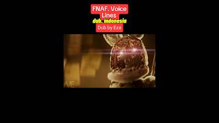 Withered Bonnie Voice lines😃 fnafindonesia dubbing fnafindo meme FnaF [upl. by Eneroc930]