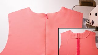 How To Sew Invisible Zipper On Shirt  Dress  Sewing Technique Tutorial  Thuy Sewing [upl. by Eirlav]