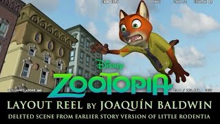 Zootopia Layout Reel  Little Rodentia Deleted Scene [upl. by Tien]