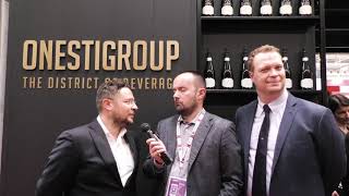 Nicola Carlevaris Nino Gandolfo e Mariano Buglioni stand OnestiGroup a Vinitaly 2019 [upl. by Adallard]