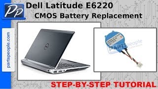 Dell Latitude E6220 CMOS Battery Video Tutorial Teardown [upl. by Emanuela858]