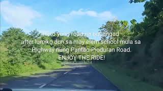 Road to Tambac Maonon Beach Resorts in Ligao City Albay [upl. by Nura]