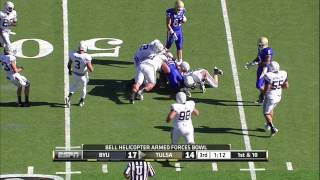 BYU vs Tulsa Entire 2nd Half 2011 Armed Forces Bowl [upl. by Uon177]