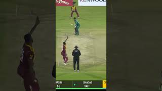 Shadab Khan Shines  Watch His Impressive 28 Runs Knock PAKvWI SportsCentral Shorts PCB MO2K [upl. by Asi]