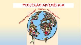 Projeção Populacional  Método Aritmético  Exercícios 007 [upl. by Albertson594]