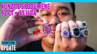 GEMSTONES UPDATE 10012023  KUNZITE SPODUMENE TANZANITE AQUAMARINE APATITE TSAVORITE PERIDOT [upl. by Sanalda]