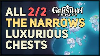 All 2 The Narrows Luxurious Chest Puzzles Genshin Impact [upl. by Clemence342]