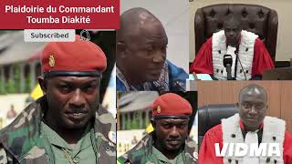 le dernier message du commandant Toumba Diakité au tribunal [upl. by Nywg]