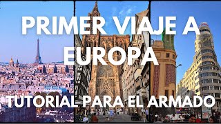 Consejos para VIAJAR a EUROPA por PRIMERA VEZ1 [upl. by Kreg]