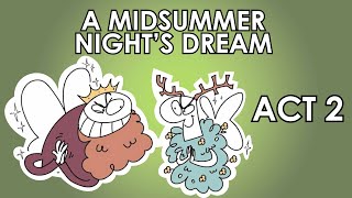 A Midsummer Nights Dream  Act 2 Summary  Schooling Online [upl. by Synn]