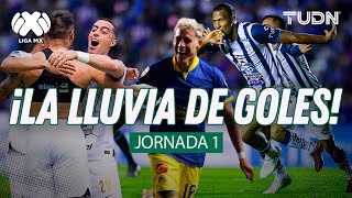 🔥⚽️ ¡La lluvia de goles de la jornada 1  Liga Mx  Clausura 2024  Presentada por Autozone [upl. by Valleau]