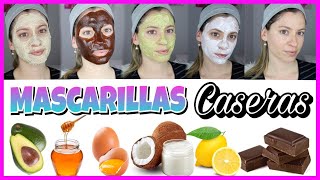 5 Mascarillas Caseras para tener la PIEL PERFECTA Y BONITA SIN ACNÉ Y SIN MARCAS  NatyGloss [upl. by Burnsed]