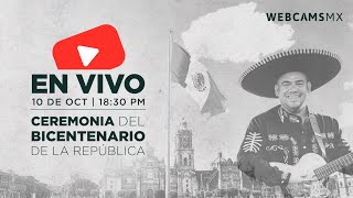 🇲🇽 Zócalo  ¡Bailes mariachis y más por BICENTENARIO de la REPÚBLICA EnVivo [upl. by Bocyaj]