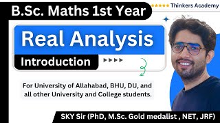 Real Analysis  Introduction  BSc 1st year  Maths  Elementary Analysis  Thinkers Academy [upl. by Dionne]