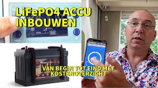 LiFePO4 Lithium Accu inbouwen  met kostenoverzicht [upl. by Blackman771]