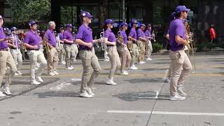 UW Band and Cheer Torchlight parade Seafair parade Seattle 72720224 MVI 0789 [upl. by Lowenstern]