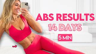 Everyday 100 Rep Abs Challenge for Results  14 Days 5 min [upl. by Irehj848]