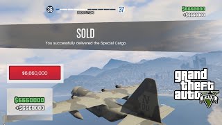 GTA 5 Online  Selling 6660000 of 111 Crates SOLO [upl. by Hayalat]