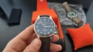 Unboxing 📦 Sturmanskie Gagarin Heritage Automatic Grey Pilots Watch 24164005400 [upl. by Estella]