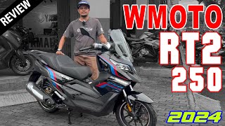 2024 NEW Wmoto RT2 250 ABS Scooter Review  Malaysia Review [upl. by Crissy889]