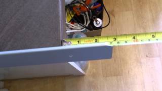 How to fit a kitchen worktop end cap  edging strip [upl. by Fitz578]