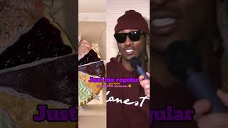 Future LOVES cheesecake 😂 “SENSATIONAL” ✨ shorts future nardwuar rap hiphop [upl. by Westley157]