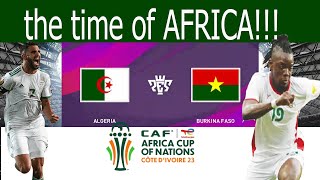 ⚽ algeria vs Burkina Faso ⚽  CAF AFCon cup 20012024  FIFA 2024 [upl. by Phylis688]