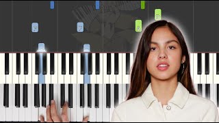 drivers license Olivia Rodrigo Piano Keyboard Tutorial [upl. by Akinot]