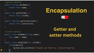 Encapsulation  Getter and Setter methods in java Why encapsulation  In Nepali [upl. by Ydissak]