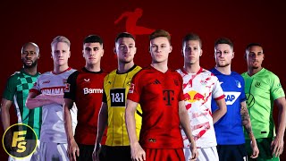 Bundesliga Official Kits 202425  PES 2021 amp FL24 [upl. by Aramoy]